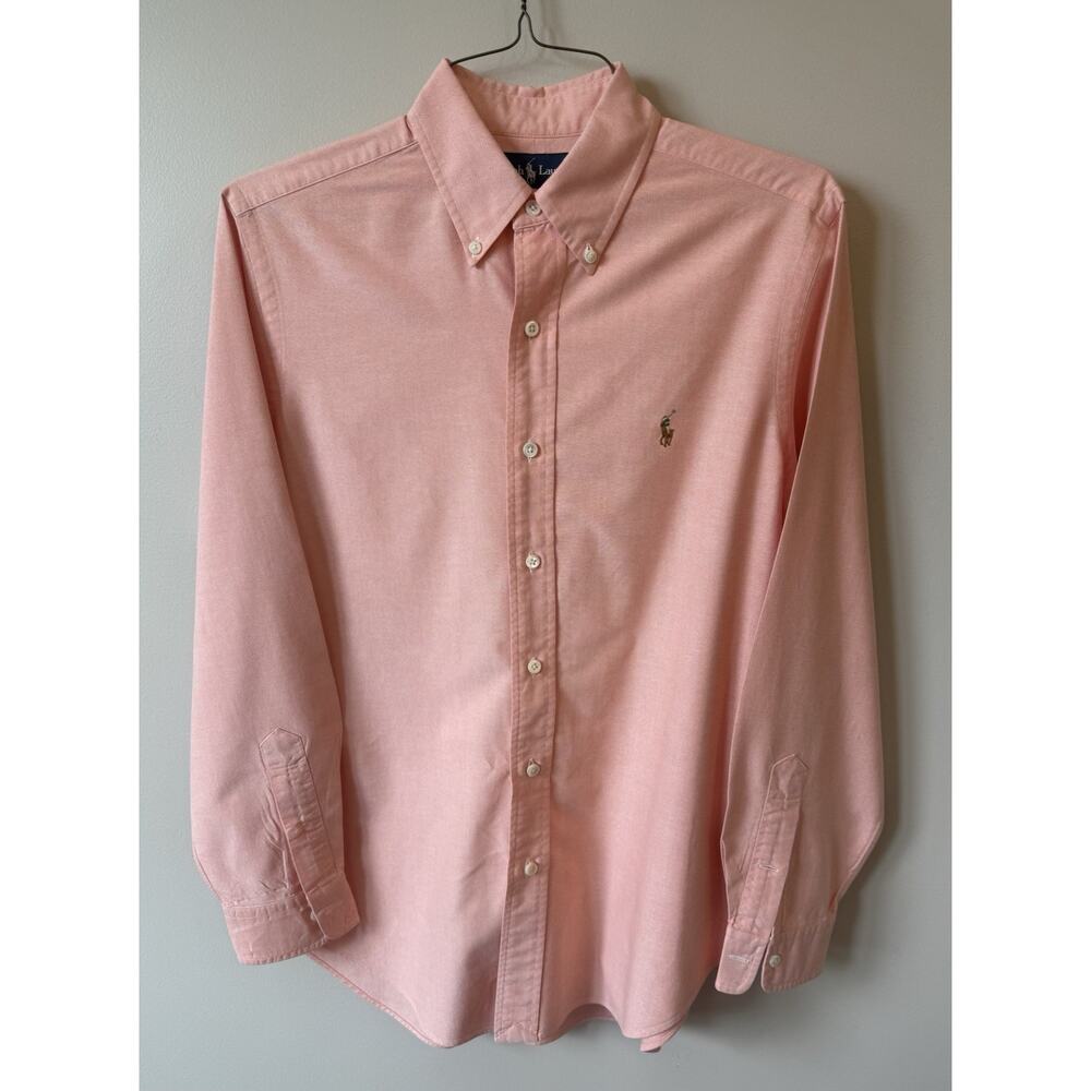 Polo Ralph Lauren Button Down Shirt Classic Fit Excellent Size Medium - Picture 3 of 6